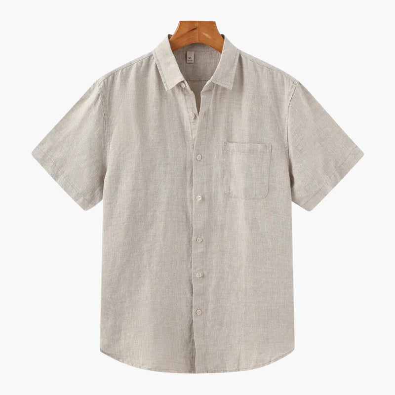 Zanzibar - 100% Linen Shirt (Shortsleeve)