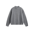Full-zip knitted sweater